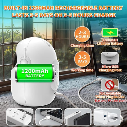 Laser Cat Toys for Indoor Cats, [2025 Newly Upgraded] Automatic Laser Pointer Interactive Cat Toys for Bored Indoor Adult Cats/Kittenes/Dogs, Real Trajectory Motion Activated Laser Cat Toy