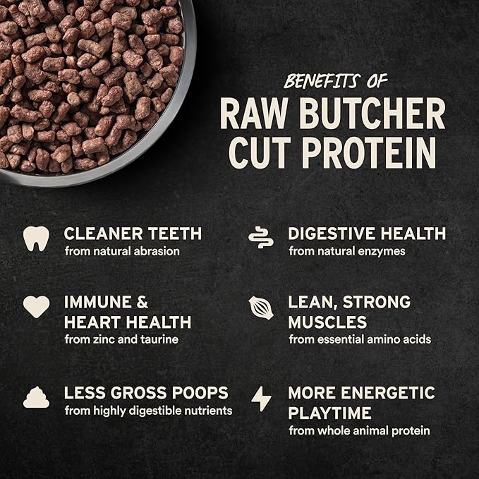 Vital Essentials Freeze-Dried Raw Turkey Meal or Mixer Dog Food Crunchy Mini Nibs, 25 oz