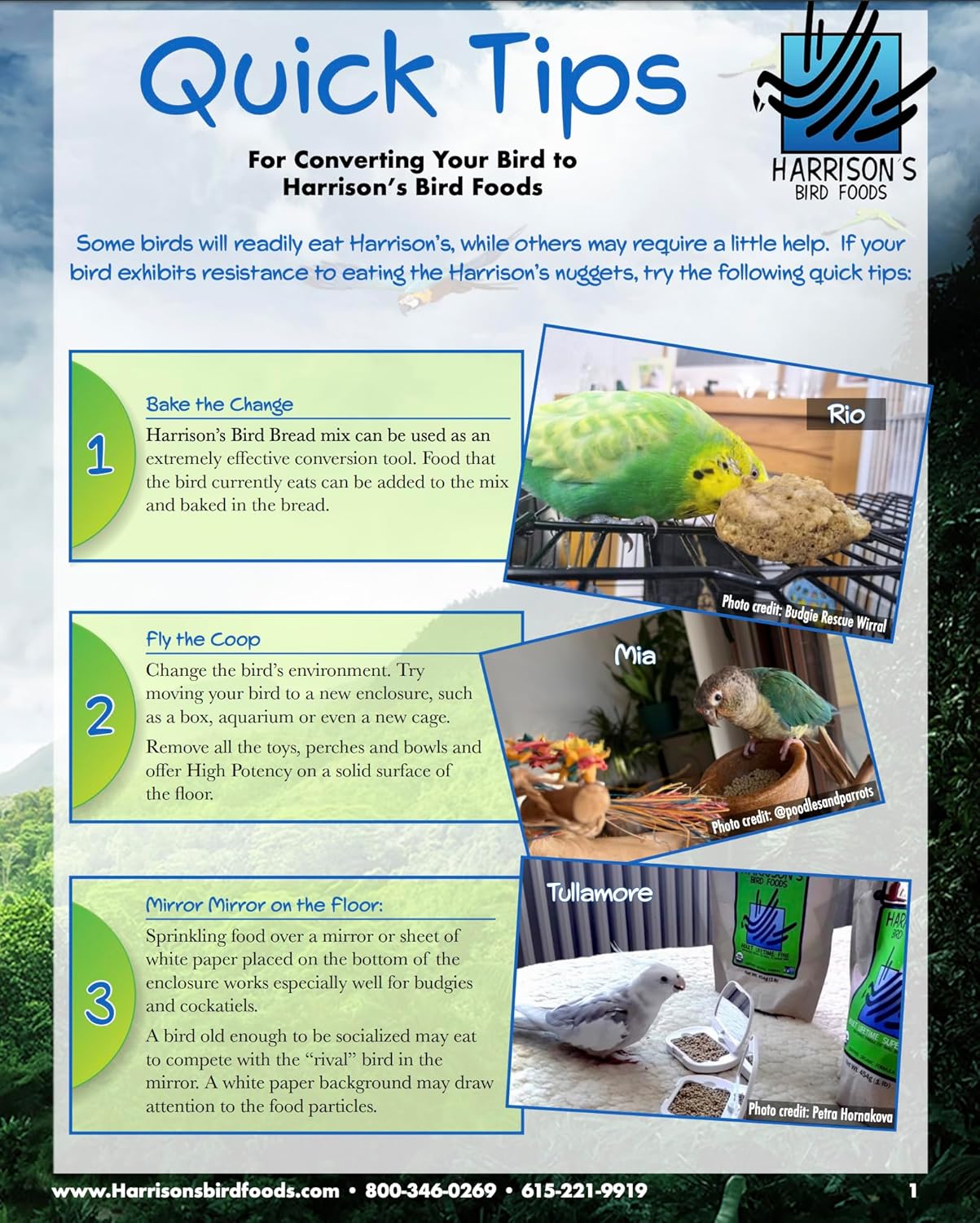 Harrison's Bird Foods Bird Food Adult Lifetime Fine Certified Organic Non-GMO Formula Bird Food 1lb