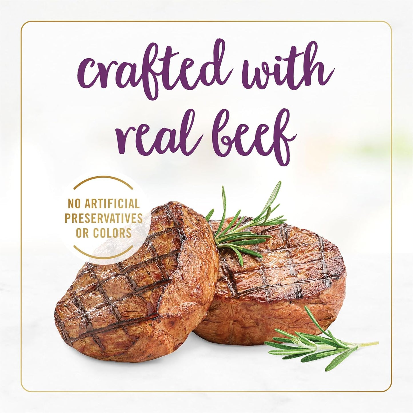 Purina Fancy Feast Senior Wet Cat Food 7 Years Plus Beef Feast Pate - (Pack of 24) 3 oz. Cans