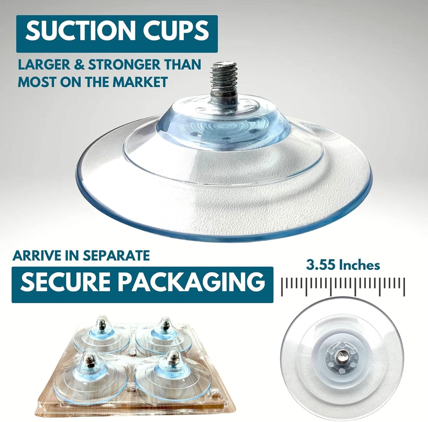 Cat Window Perch — Cat Window Bed with 4 Large Premium Suction Cups & Soft Solid Cushion; Strong Rustproof Metal Frame Window Hammock Holding Up to 40 lbs; Easy Assembly Perch for Indoor Cats