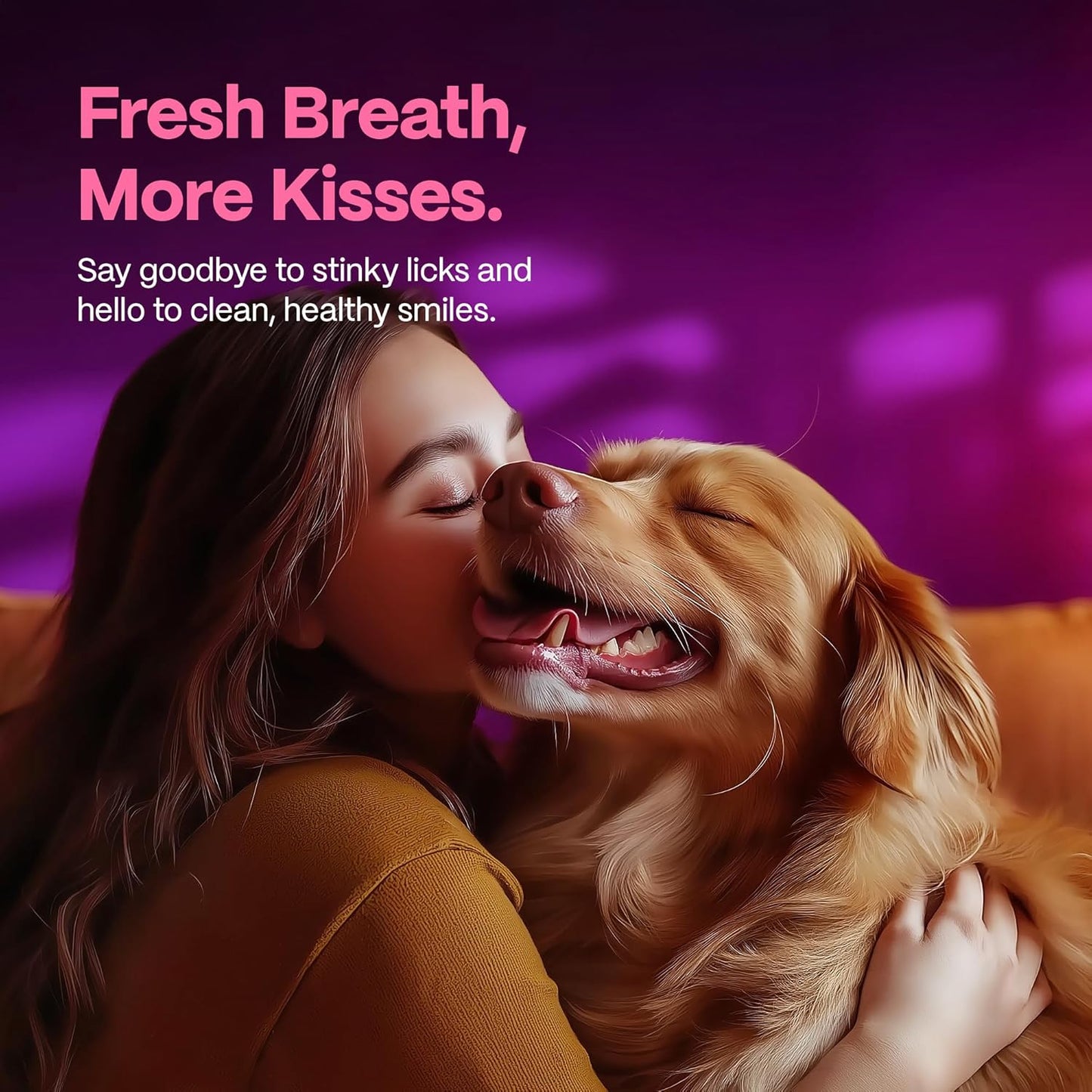 DOCO Dog Teeth Cleaning Wipes - Dog Tooth Brushing Kit, Remove Plaque & Tartar, Dental Freshen Breath, No Rinse, Easy Pet Tooth Cleaning Kit for Oral Care, Ideal for Cat Owners - Bacon Flavor, 100 ct.