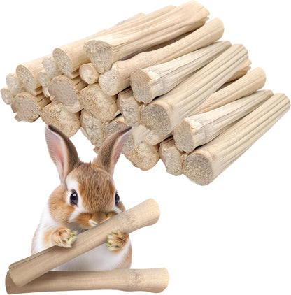 Sweet Bamboo 250g Natural Molar Wood Treats Toys for Small Animals, Rabbits, Guinea Pig, Bunny, Hamster, Rat, Chinchillas