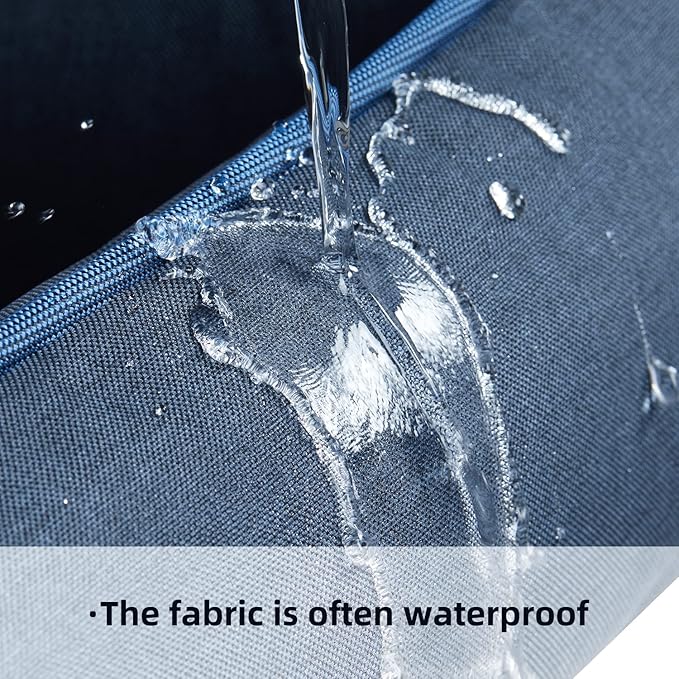 Orthopedic Dog Beds for Medium Dogs, Durable Egg Crate Foam Sofa Dog Bed wit Washable Removable Cover,Waterproof Lining,Pet Bed for Large Dogs (Navy Blue, 39.4" L x 31.5" W x 7.4" Th)