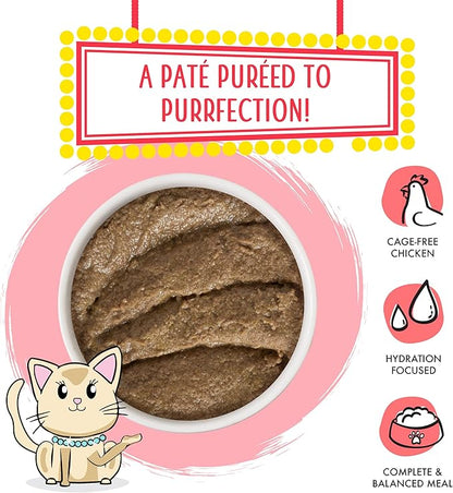 Weruva Wet Cat Food, Jolly Good Fares with Chicken and Salmon Pate, 5.5oz Can, Pack of 8