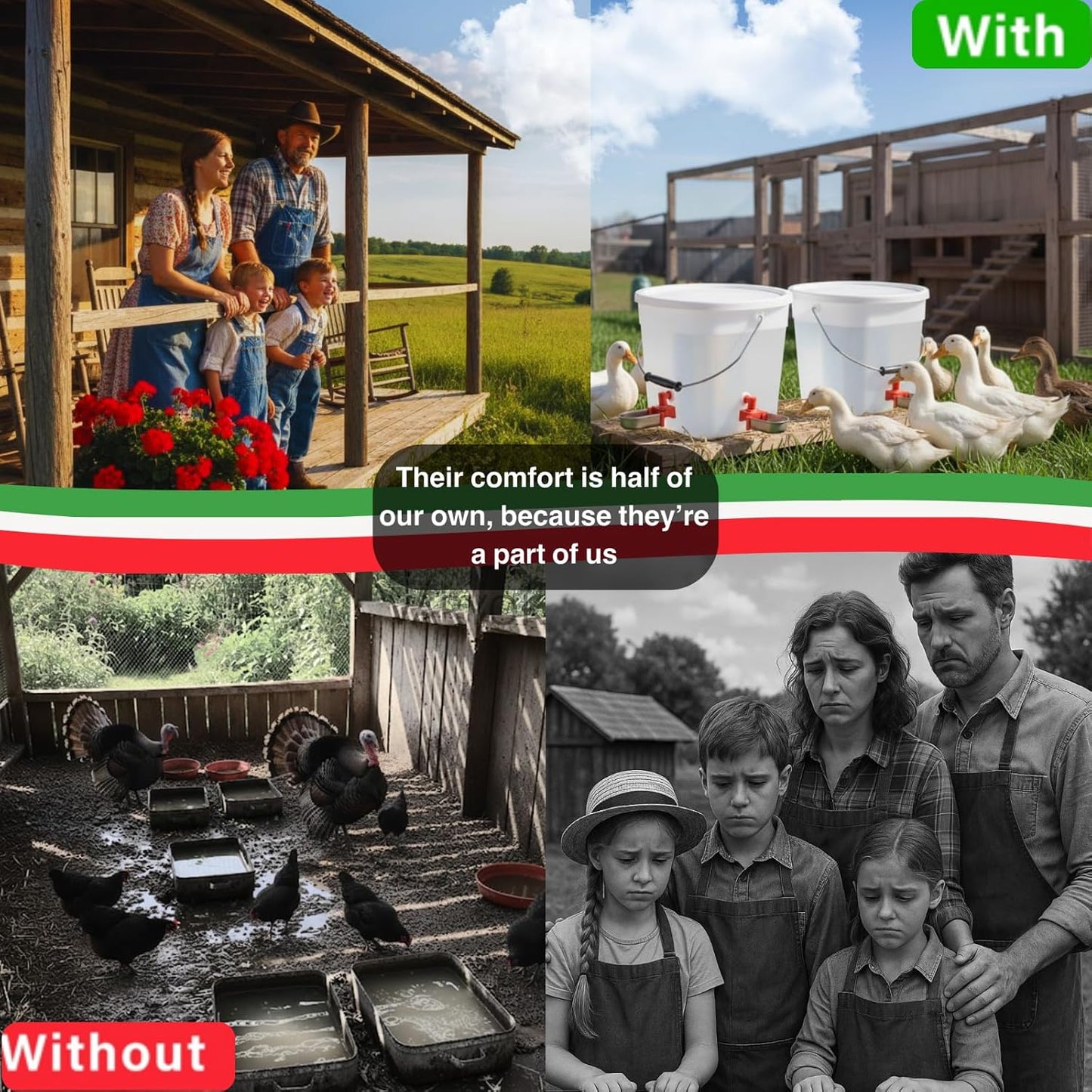 Heavy Duty Large Auto Metal 4 Pack Chicken Water Cups Chicken Waterer Cups for Poultry Rabbit Watering System and Small Animals Leak Proof Stainless Steel Fits 5 Gallon Bucket and PVC Pipes