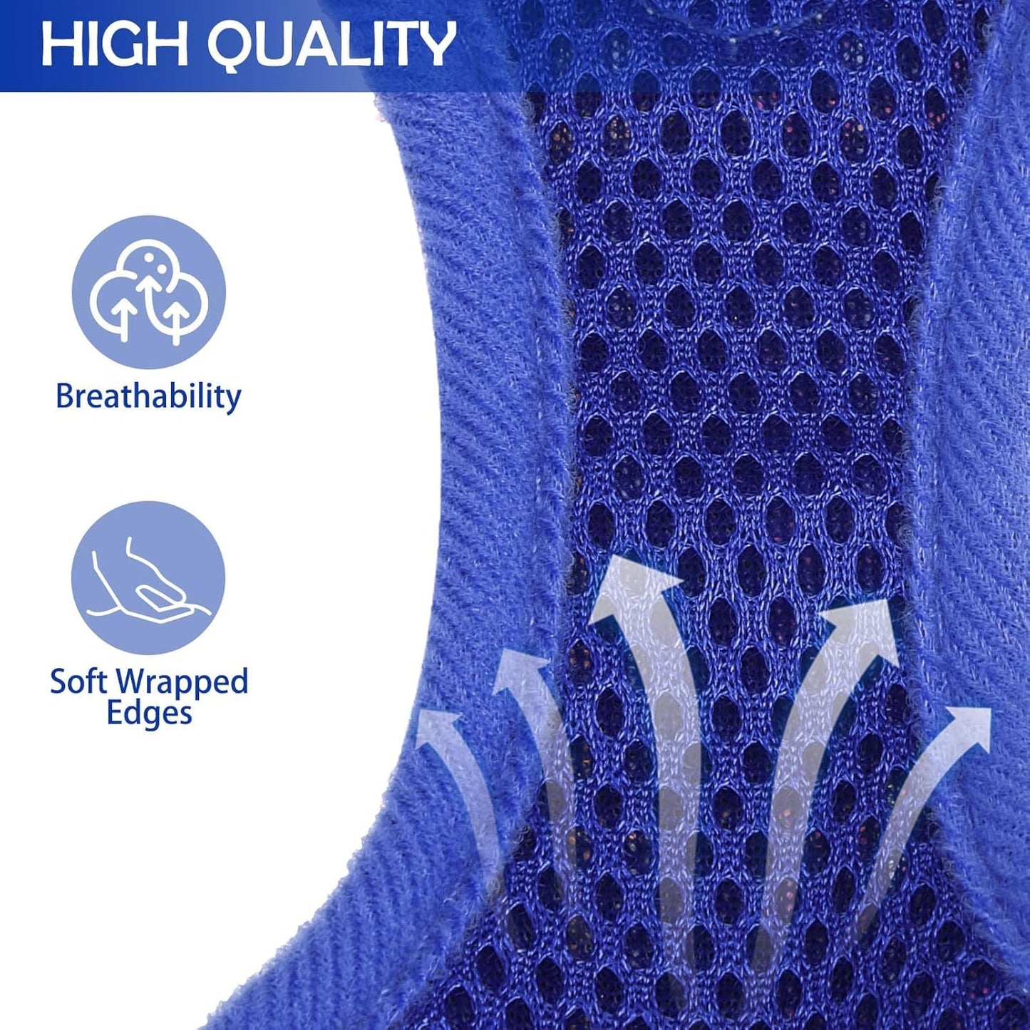 SCENEREAL Puppy Dog Harness with Leash Set for Small Medium Sized Dogs, Soft Mesh Step in Pet Harnesses and Leash, No Chock Plaid Adjustable No Pull Vest for Dogs Cats, Chihuahua,Bulldog (Blue M)