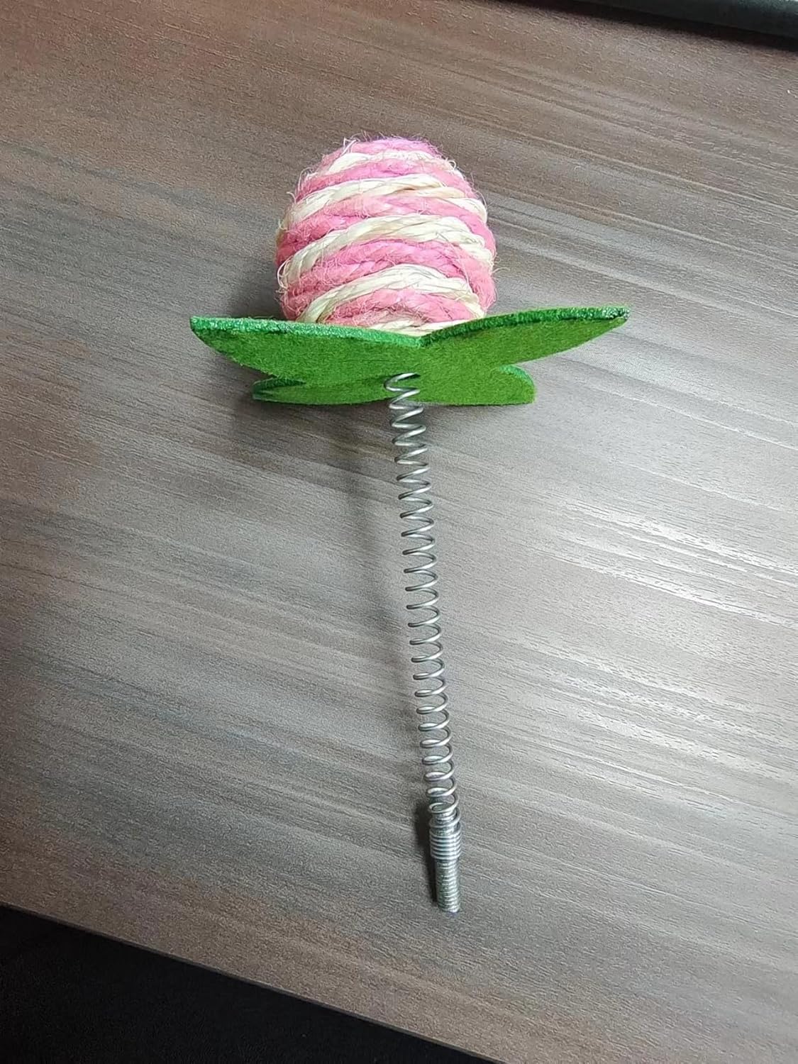 Cat Desk Bed - Toys Suitable for cat beds, Pink, Soft Faux Rabbit Fur Material, Suitable for Various Desktops