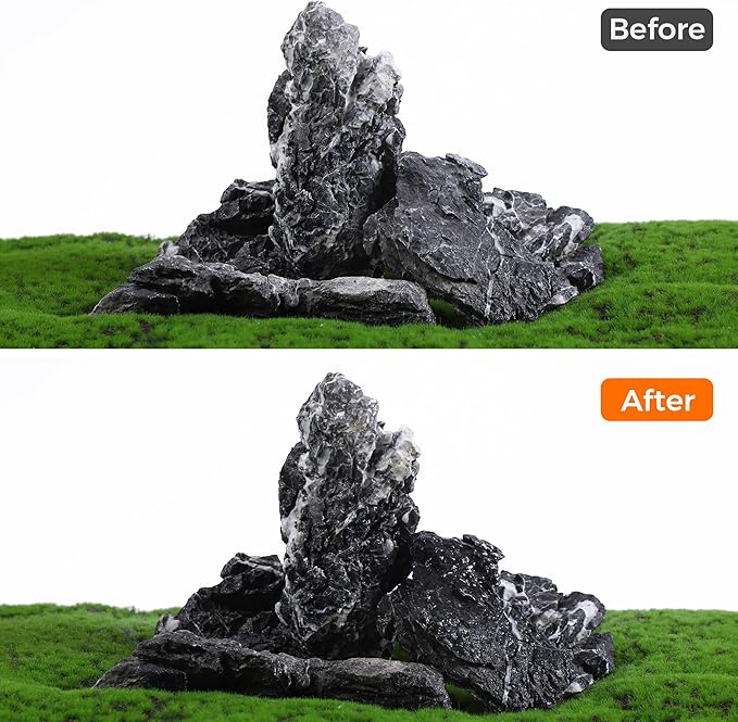 2-8 Inches Natural Seiryu Stone 5 PCS Aquarium Rocks for Aquascaping, Aquarium Landscaping, Terrariums, Fish Tank Decoration, Vivariums, Paludarium, Reptile and Amphibian Enclosures