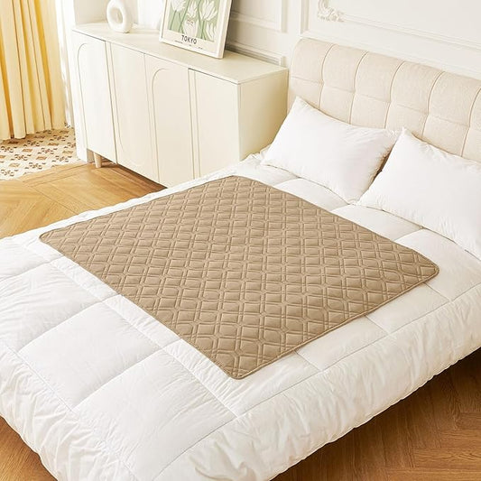 hyha Waterproof Dog Bed Blanket, Soft Pet Blankets, Waterproof Couch Cover for Dogs, Reversible Sofa Covers Washable for Furniture (40x50 Inch, Camel/Beige)