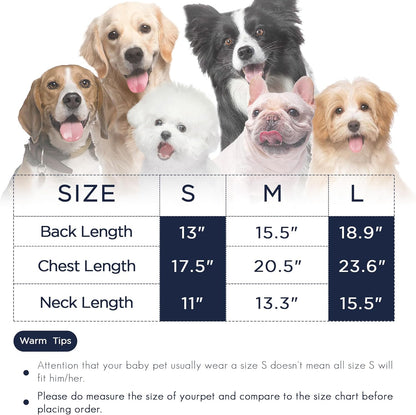 Dog Sweater for Small Medium Dogs & Cats, Classic Turtleneck Knitted Striped Pet Sweater, Warm Winter Soft Christmas Outfit for Boy & Girl Dogs, Medium