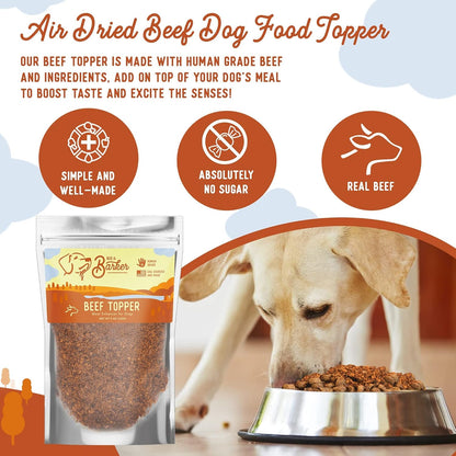 Beg & Barker Beef Dog Food Topper - Premium Meal Mixer - All Natural, High Protein Beef Topper (5 oz, Pack of 1)