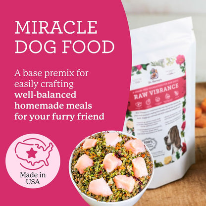 Dr. Harvey's Raw Vibrance Grain Free Dehydrated Foundation for Raw Diet Dog Food (Trial Size 5.5 Oz)