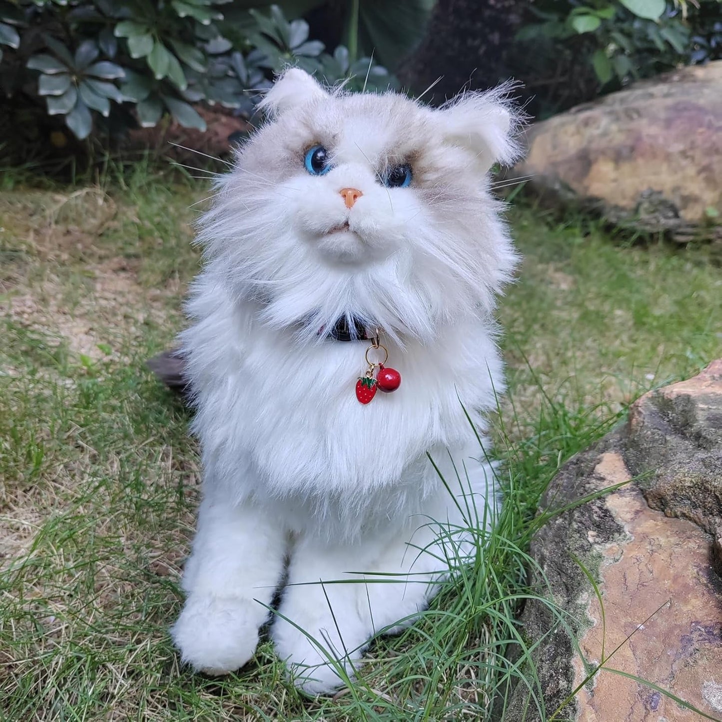 2 Pack Cotton Breakaway cat Collars with Bell,Safety Quick Release Pendant Cute Kitten Collar,Adjustable 20-30cm (Pink+Pink, 20-30cm)