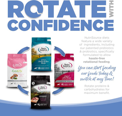 Nutri-Source Pure Vita Grain-Free Turkey And Sweet Potato Dry Dog Food, 5 Pound Bag