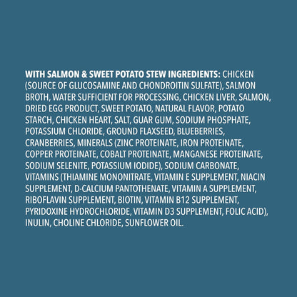 Amazon Brand - Wag Wet Dog Food Topper, Chicken, Lamb, and Salmon Stew in Gravy, 3.5 oz Pouches (Pack of 24)