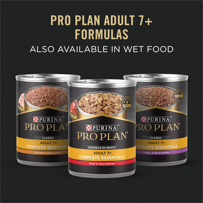 Purina Pro Plan Sensitive Skin and Stomach Dry Dog Food Senior Adult 7 Plus Salmon and Rice Formula - 24 lb. Bag