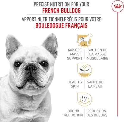 Royal Canin Breed Health Nutrition French Bulldog Adult Dry Dog Food, 17 lb Bag
