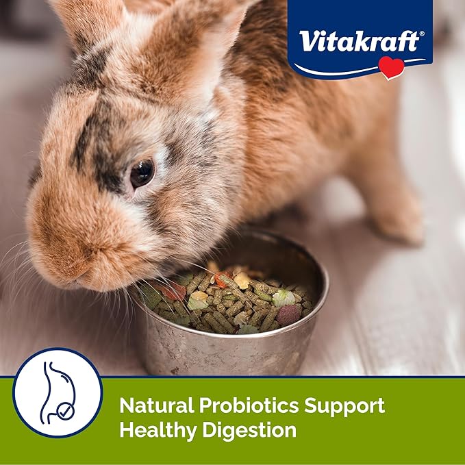 Vitakraft Menu Premium Rabbit Food - Alfalfa Pellets Blend - Vitamin and Mineral Fortified