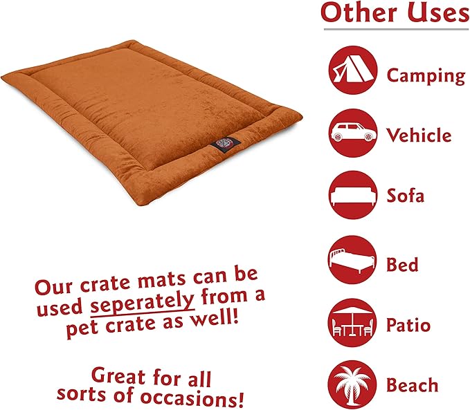 36" Villa Orange Crate Dog Bed Mat By Majestic Pet Products