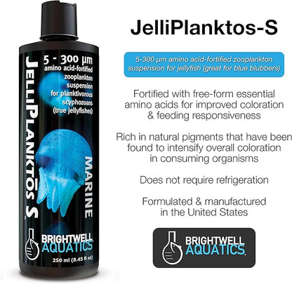 Brightwell Aquatics Jelliplanktos-S Zooplankton Food for Planktivorous Scyphozoans, 500ml