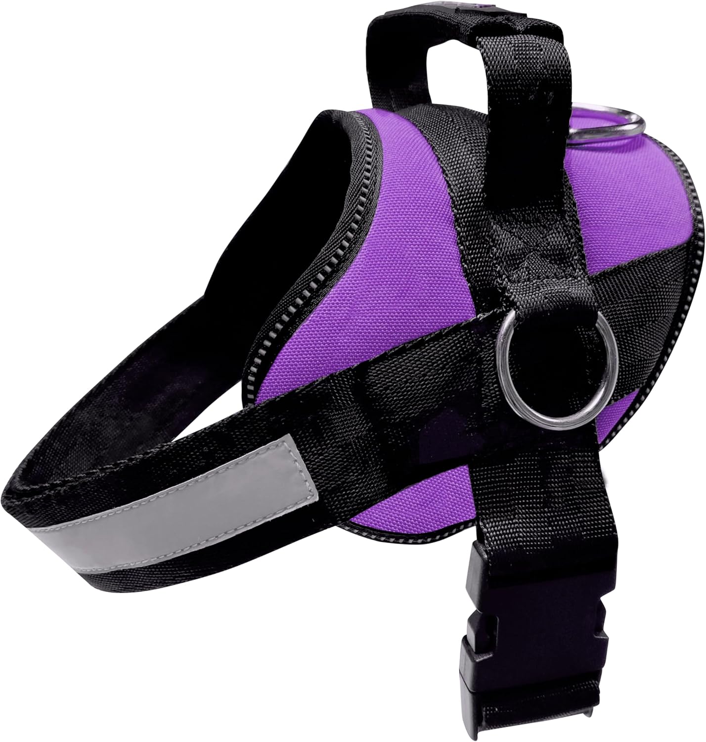 Joyride Basic Essential Dog Harness 1.0 - Small, Medium, Large Dogs, No-Pull Pet Vest with 3 Side Rings for Leash Placement, Adjustable for Training (Purple Majesty, XL)