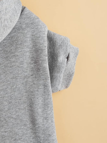 QWINEE Basic Dog Hoodie Sweatshirt Puppy Sweater Warm Cat Costumes Pet Clothes for Chihuahua Puppy Kitten Small Medium Dogs Light Grey X-Large