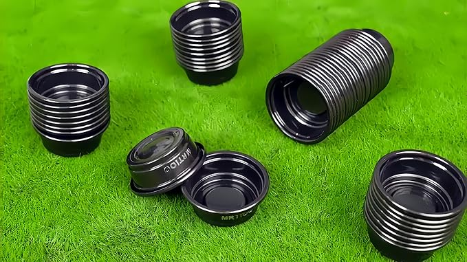 100 pcs 0.5oz Crested Gecko Food and Water Feeding Cups, Reptile Feeder Bowls, for Lizard and Other Small Pet Ledge Accessories Supplies - Black