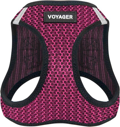 Best Pet Supplies Voyager Step-in Air Harness - All Weather Mesh, Reflective, No Pull Harness for Dogs, Cats - Secure with Hook & Loop Fastener, Buckle, Double D-Rings - Tone, XS
