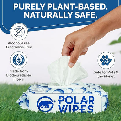 Truly Unscented Pet Wipes for Dogs & Cats | Multi-purpose Pet Wet Wipes for Grooming & Cleaning | Plant Based Dog Wipes for Paws, Fur, Face and Butt – Hypoallergenic (Pack of 400)