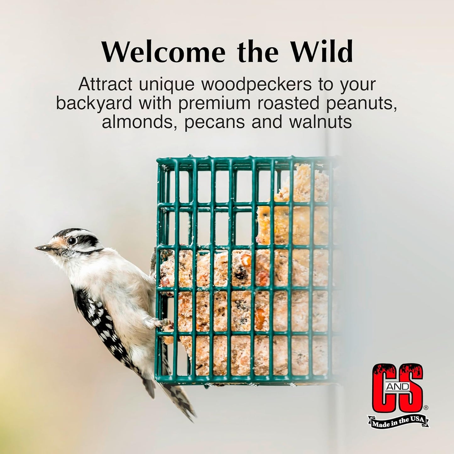 C&S Woodpecker Suet Treat, 11 Ounce, 8 Pack