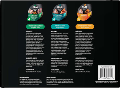 Nulo Signature Stews Variety Pack: Small Breed Wet Dog Food, 2.8 oz, Pack of 12
