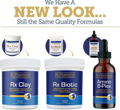 Rx Vitamins NutriGest Capsules for Cats & Dogs - Probiotics for Digestive Health Enhanced with Glucosamine for Gut Health Support - Helps with Constipation Relief and Anti Diarrhea - 90 Capsules