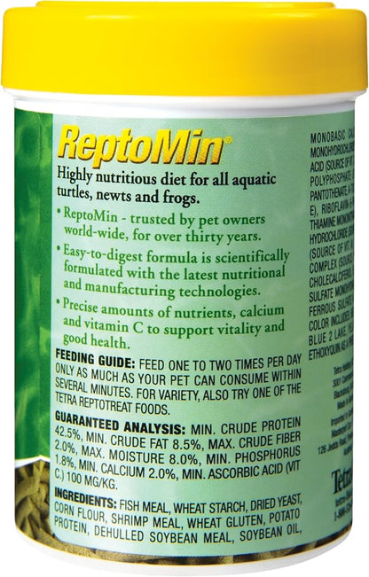 Tetra ReptoMin Floating Food Sticks, Food for Aquatic Turtles, Newts and Frogs, 1.94 oz