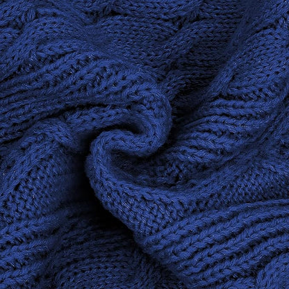 KYEESE Dog Sweater Warm Turtleneck Medium Dogs Sweater Thick Pet Coat for Fall Winter Cold Weather Soft Pullover Dog Sweaters for Medium Dogs Boy Stretchy Knitwear Cat Clothes with Gingham Patchwork