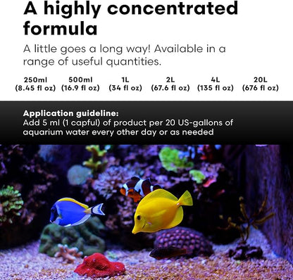 Brightwell Aquatics Magnesion Liquid Salt Water Conditioner - Concentrated Magnesium Supplement for Reef and Marine Aquariums, 33.8 fl oz