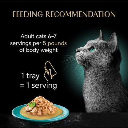 Sheba Gravy Indulgence Adult Wet Cat Food Whitefish Entree in Extra Gravy, 2.6 oz. Twin-Pack Trays (24 Count, 48 Servings)