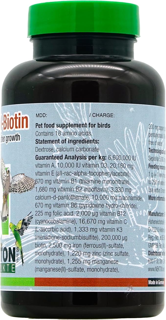 Nekton-Bio for Bird Feathering, 150gm