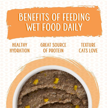 Weruva Classic Cat Paté, Who Wants to be a Meowionaire? with Chicken & Pumpkin, 5.5oz Can (Pack of 8)