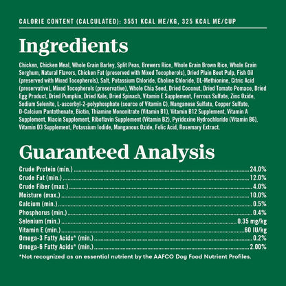 Nutro Natural Choice Chicken & Brown Rice Senior Dog Food Dry Recipe, 13 lb. Bag