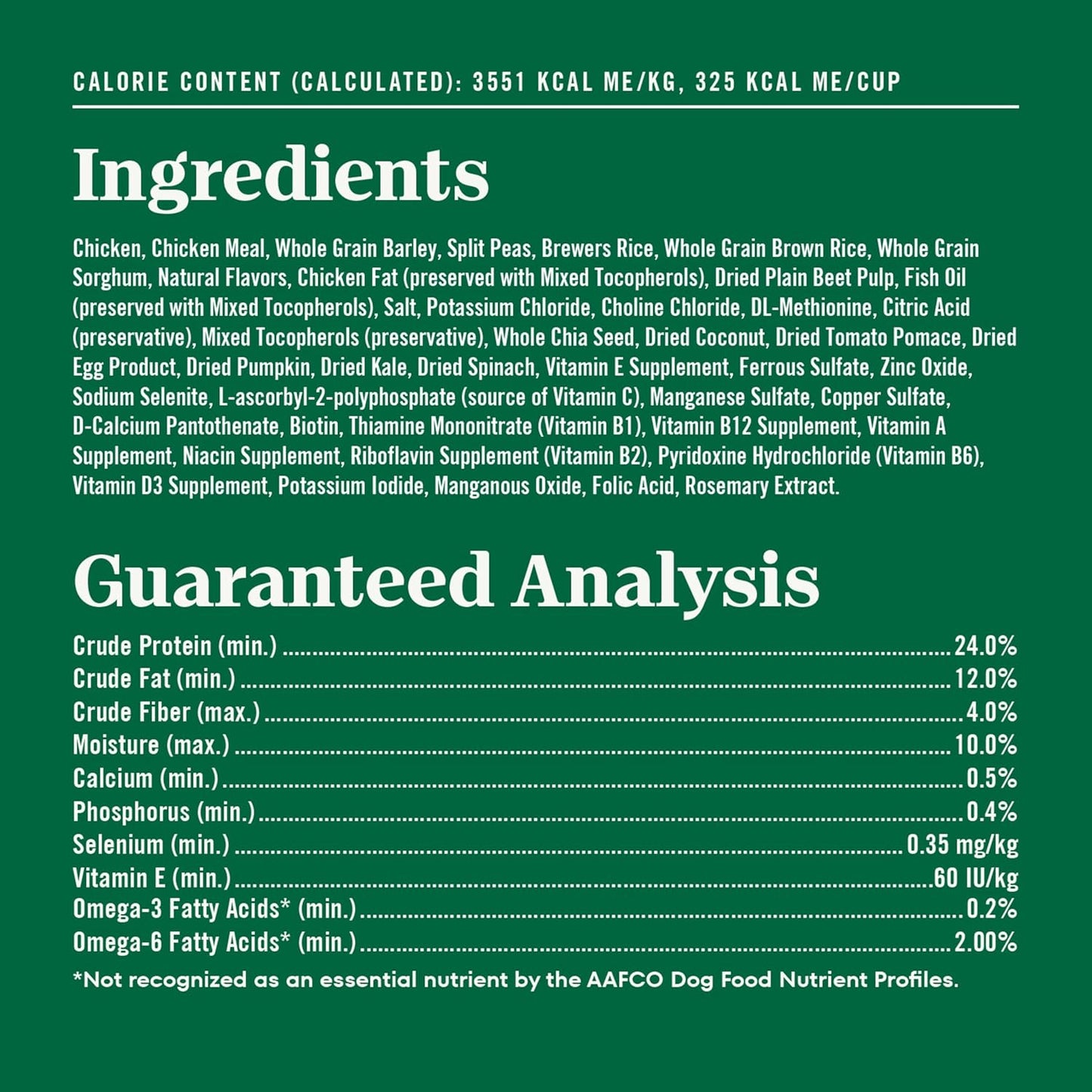 Nutro Natural Choice Chicken & Brown Rice Senior Dog Food Dry Recipe, 30 lb. Bag