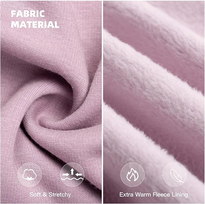 Koneseve Dog Hoodie & Cat Sweater, Warm Fleece Hooded Sweatshirt with Pocket for Small to Large Pets, Cozy Winter Outfit, Purple, S