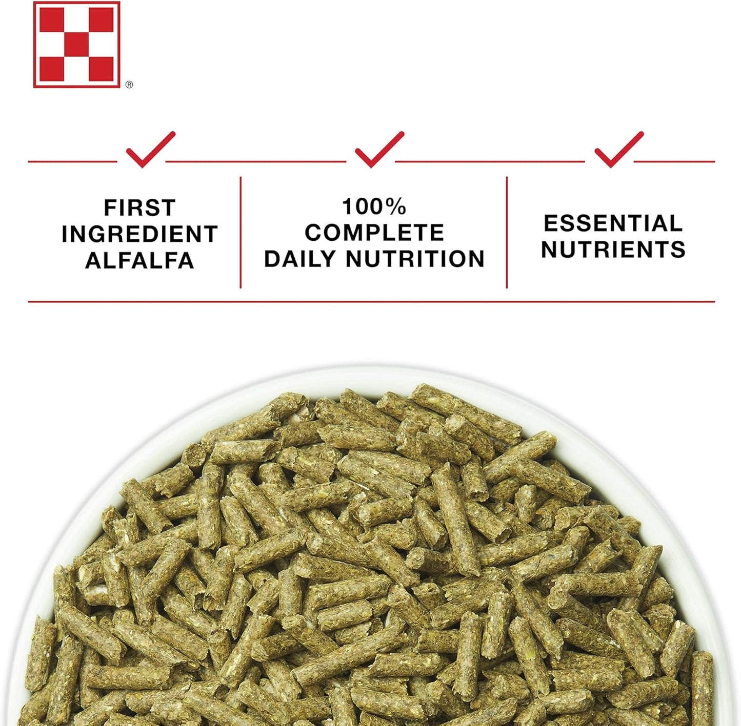 Purina Rabbit Food Complete Pellets, 25 lb