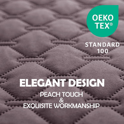 gogobunny 100% Double Sided Waterproof Dog Blanket Soft Pet Bed Cover Reversible Protect Furniture Couch Sofa Car for Puppy Large Dog Cat (Dark Sea Fog/Light Sea Fog, 52x82 Inch (Pack of 1))