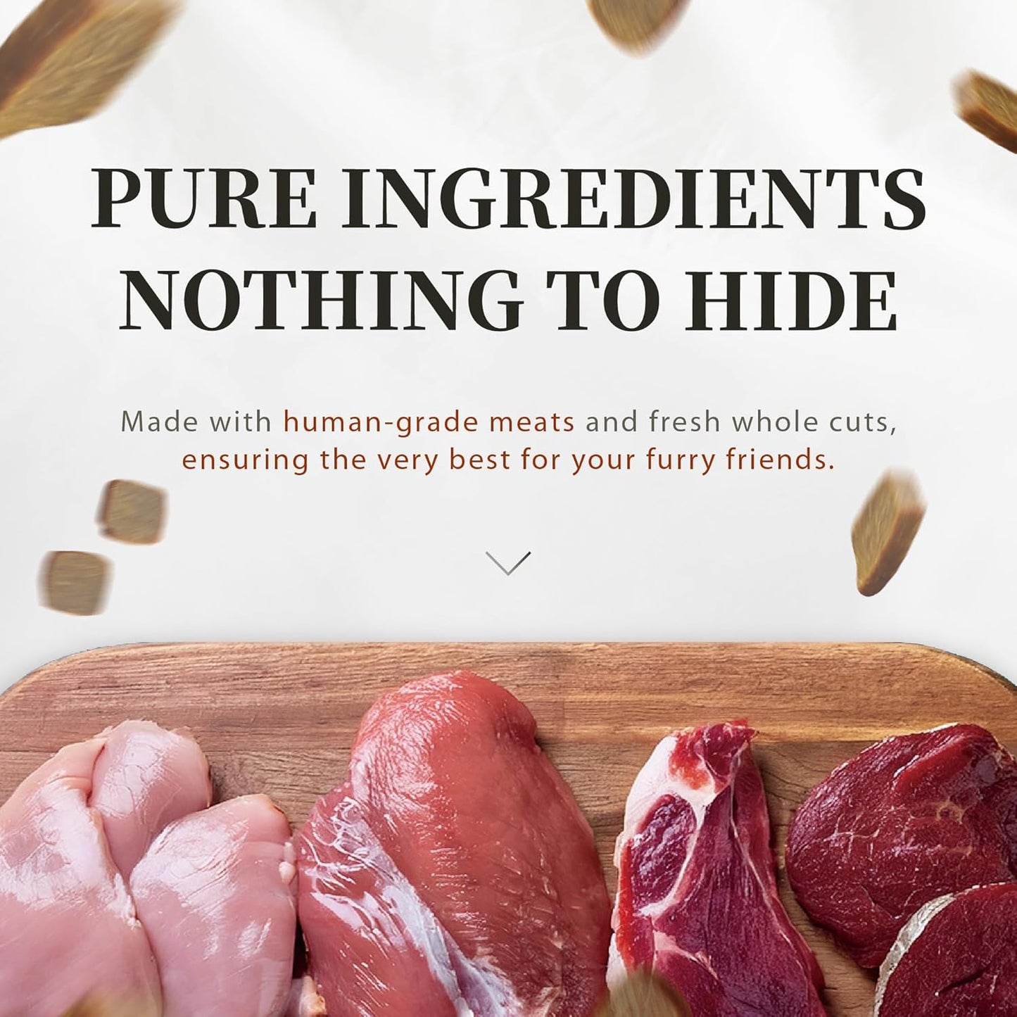 Herz Air-Dried Dog Food Beef & Duck Liver Recipe 1 lb, All-Natural, High-Protein, Grain-Free, Limited Ingredients, Complete & Balanced, Premium Canine Cuisine