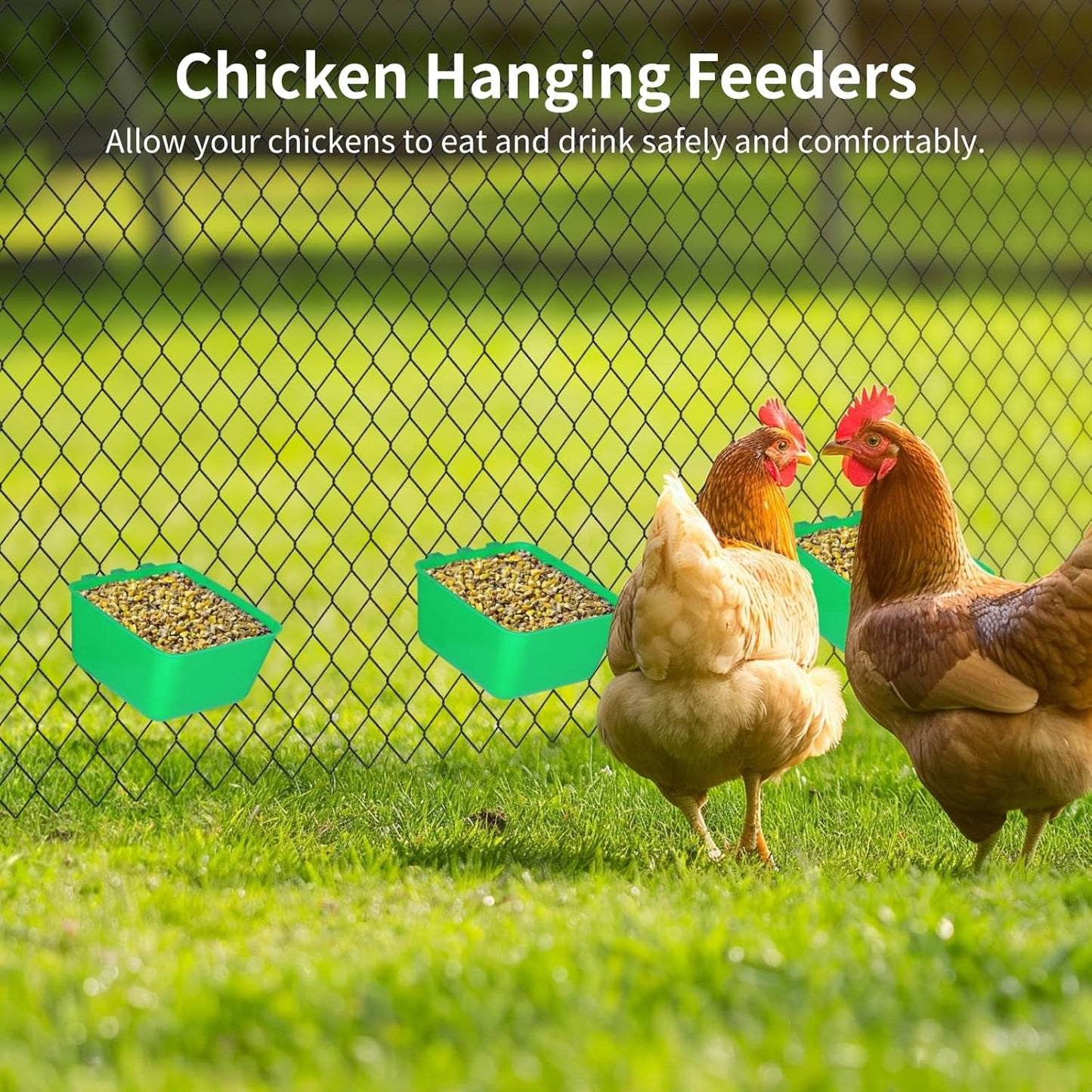 20 Pcs Cage Cups 16 oz Chicken Feeder Waterer Birds Feeders Hanging Bunny Cage Feeder Chicken Water Bowl Feeding Seed Bowl for Pet Parrot Rooster Parakeet Gamefowl Poultry Pigeon Wire Cage