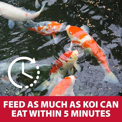 The Pond Guy Growth & Vibrance Fish Food for Show Quality Koi & Goldfish, Premium Protein Floating Pellets for Balanced Nutrition, 40 lbs