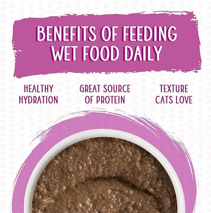 Weruva Wet Cat Food, Tic Tac Whoa with Tuna and Salmon Pate, 5.5oz Can, Pack of 8