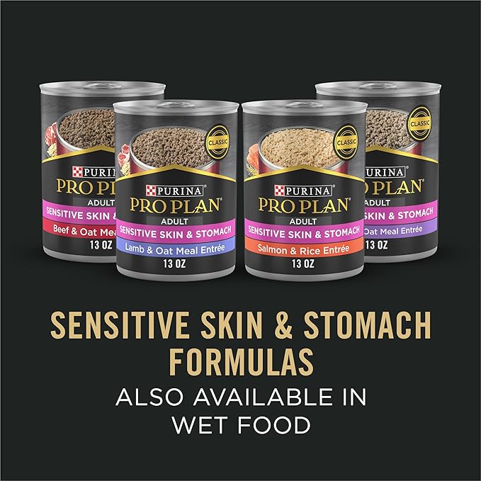 Purina Pro Plan Sensitive Skin and Stomach Dog Food Small Breed, Adult Salmon & Rice Formula - 16 lb. Bag