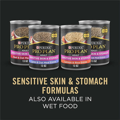 Purina Pro Plan Sensitive Skin and Stomach Dog Food Small Breed, Adult Salmon & Rice Formula - 16 lb. Bag
